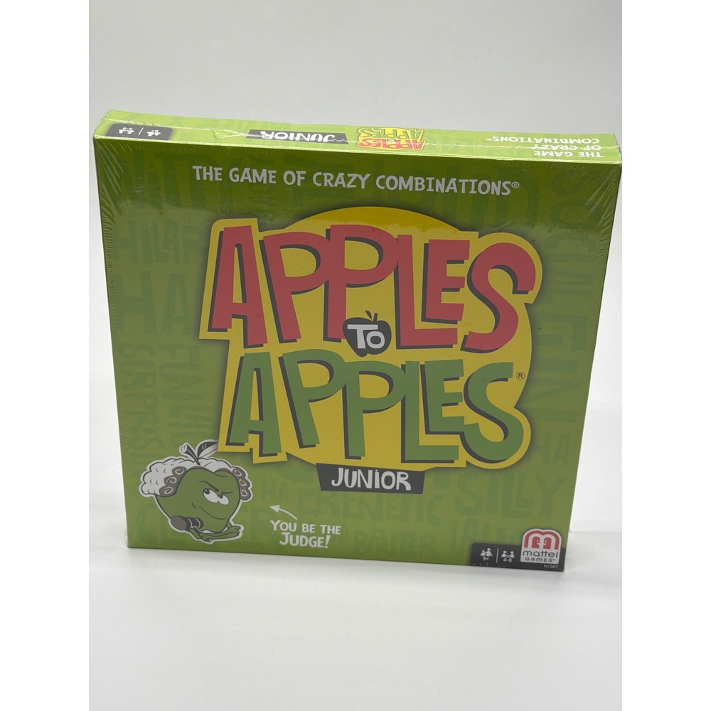 Mattel Apples to Apples Junior Card Game N1387 New Factory Sealed Kids Age 9+